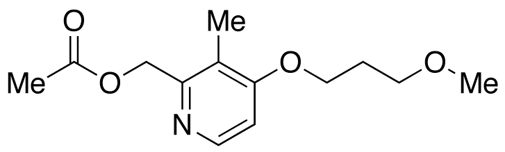 2-Acetyloxymethyl-3-methyl-4-(methoxypropoxy)pyridine - Chemical structure and product image