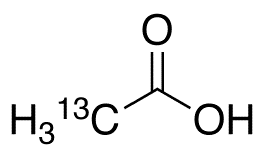 Acetic Acid-2-13C - Chemical structure and product image