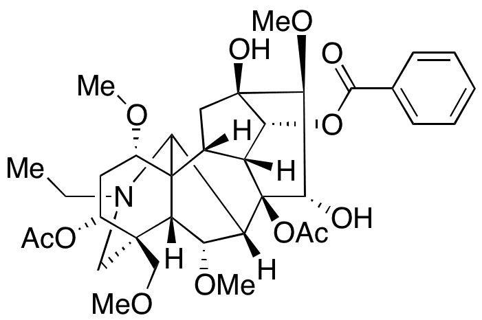 Acetylaconitine - Chemical structure and product image