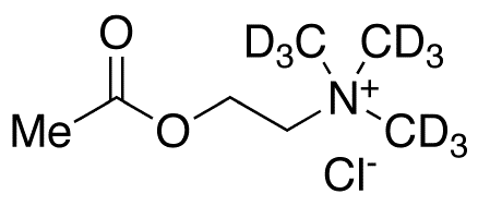 Acetylcholine-d9 Chloride - Chemical structure and product image