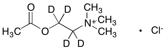 Acetylcholine-d4 Chloride - Chemical structure and product image