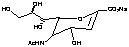 N-Acetyl-2,3-dehydro-2-deoxyneuraminic Acid Sodium Salt - Chemical structure and product image