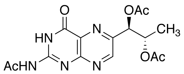 2-N-Acetyl-1,2-di-O-acetyl-6-biopterin - Chemical structure and product image