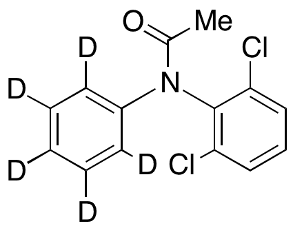 N-Acetyl-2,6-dichlorodiphenylamine-d5 - Chemical structure and product image