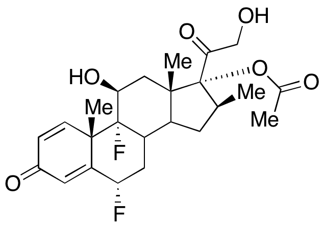17-O-Acetyl Diflorasone - Chemical structure and product image