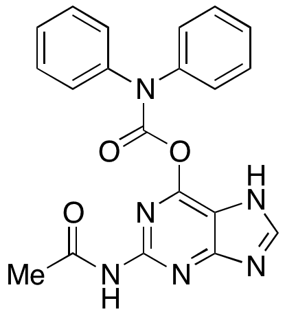 N2-Acetyl-O6-diphenylcarbamoylguanine - Chemical structure and product image