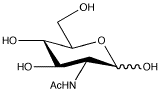 N-Acetyl-D-glucosamine - Chemical structure and product image