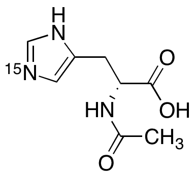 N-Acetyl-D-histidine-1-15N - Chemical structure and product image