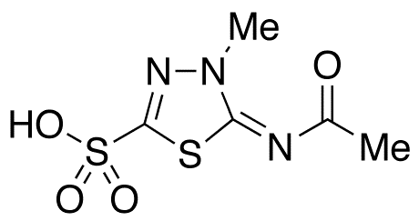 5-(Acetylimino)-4,5-dihydro-4-methyl-1,3,4-thiadiazole-2-sulfonic Acid - Chemical structure and product image