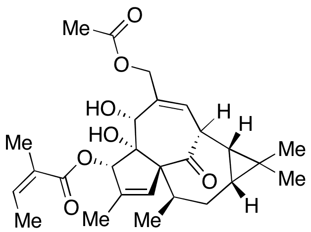 20-O-Acetylingenol-3-angelate - Chemical structure and product image
