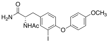 N-Acetyl-3-iodo-4-(4-methoxyphenoxy)-L-phenylalanine Amide - Chemical structure and product image