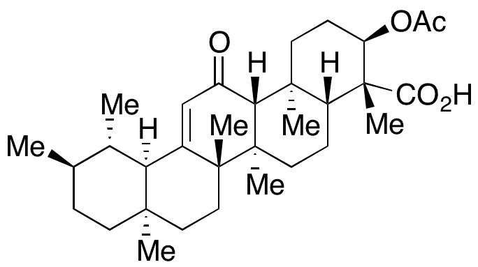 3-Acetyl-11-keto-beta-boswellic Acid - Chemical structure and product image