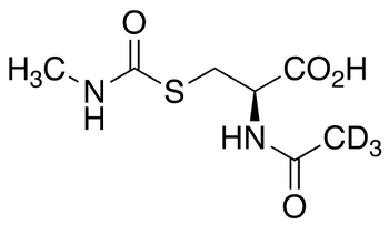 N-Acetyl-d3-S-(N-methylcarbamoyl)-L-cysteine - Chemical structure and product image