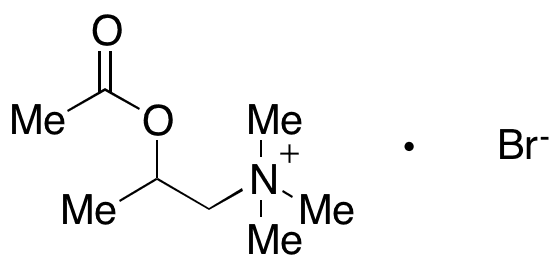 Acetyl-beta-methylcholine Bromide - Chemical structure and product image