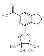 5-Acetyl-2,3-methylenedioxophenylboronic Acid Pinacol Ester - Chemical structure and product image