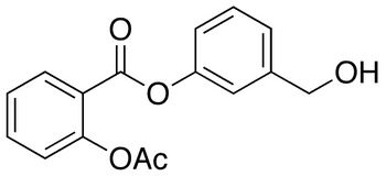2-(Acetyloxy)benzoic Acid 3-(hydroxymethyl)phenyl Ester - Chemical structure and product image
