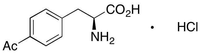 4-Acetyl-L-phenylalanine Hydrochloride - Chemical structure and product image