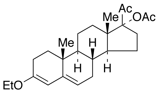 17-(Acetyloxy)-3-ethoxy-pregna-3,5-dien-20-one - Chemical structure and product image