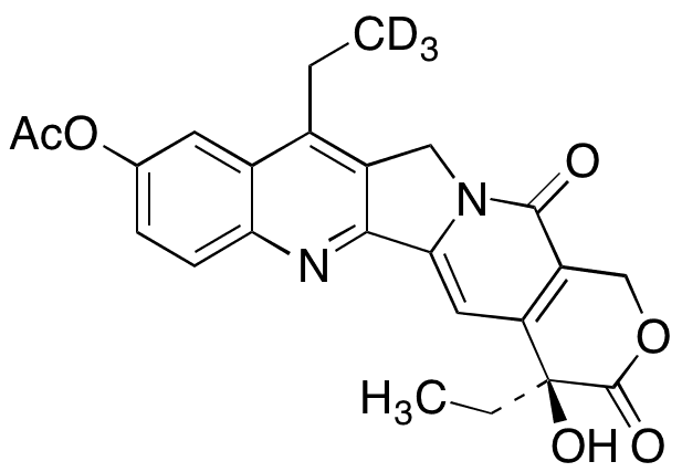10-O-Acetyl SN-38-d3 - Chemical structure and product image