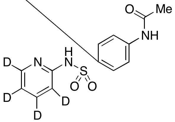 N-Acetyl Sulfapyridine-d4 - Chemical structure and product image