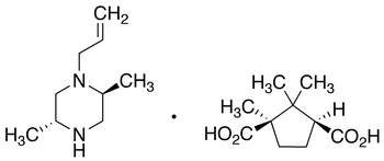 (+)-(2S,5R)-1-Allyl-2,5-dimethylpiperazine, (+)-Camphoric Acid Salt - Chemical structure and product image