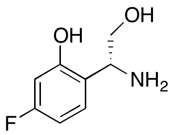 (βR)-β-Amino-4-fluoro-2-hydroxybenzeneethanol - Chemical structure and product image