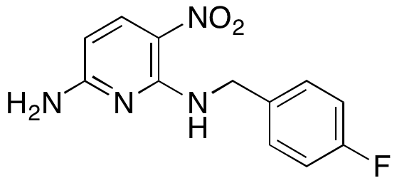 6-Amino-2-(4-fluorobenzyl)amino-3-nitro-pyridine - Chemical structure and product image