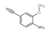 4-Amino-3-methoxybenzonitrile - Chemical structure and product image