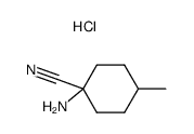 1-Amino-4-methylcyclohexane-1-carbonitrile hydrochloride - Chemical structure and product image