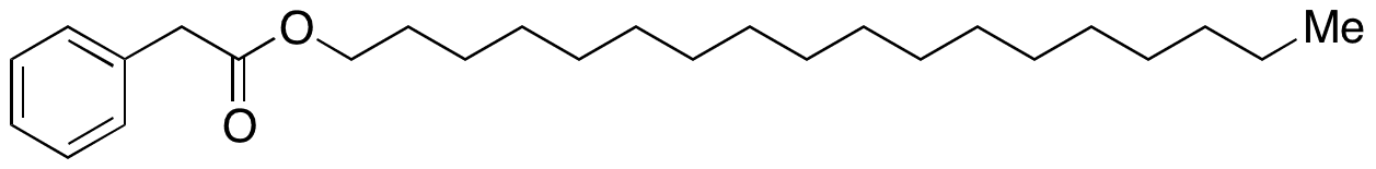 Benzeneacetic Acid Octadecyl Ester - Chemical structure and product image