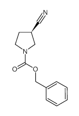 (R)-Benzyl 3-cyanopyrrolidine-1-carboxylate - Chemical structure and product image