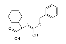 (R)-2-(((Benzyloxy)carbonyl)amino)-2-cyclohexylacetic acid - Chemical structure and product image