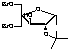 5-Benzoyl-4-benzoyloxymethyl-1 2-O-isopropylidene-alpha-D-xylofuranose - Chemical structure and product image