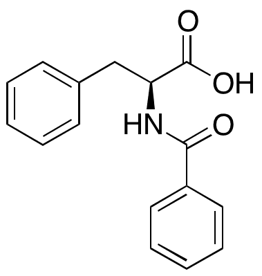 N-Benzoyl-L-phenylalanine - Chemical structure and product image