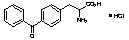 4-Benzoyl-D L-phenylalanine Hydrochloride - Chemical structure and product image