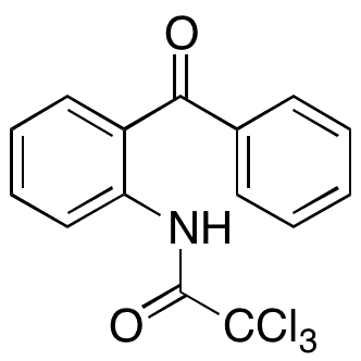 N-(Benzoylphenyl)-2 2 2-trichloroacetamide - Chemical structure and product image