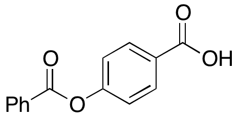 Para-Benzoyloxybenzoic Acid - Chemical structure and product image