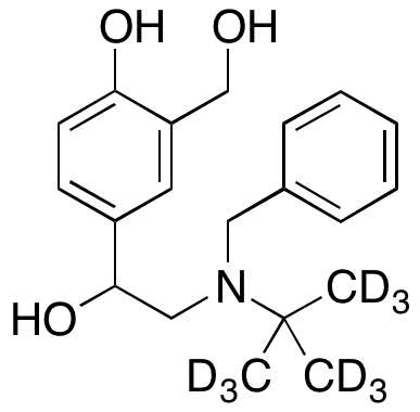N-Benzyl Albuterol-d9 - Chemical structure and product image