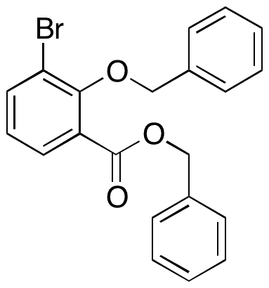 Benzyl 2-(Benzyloxy)-3-bromobenzoate - Chemical structure and product image