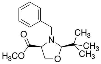 (2R,4S)-N-Benzyl-2-t-butyloxazolidine-4-carboxylic Acid, Methyl Ester - Chemical structure and product image