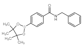 4-(N-Benzylaminocarbonyl)phenylboronic Acid Pinacol Ester - Chemical structure and product image