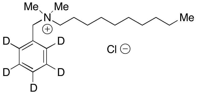 (Benzyl-d5)decyldimethylammonium Chloride - Chemical structure and product image