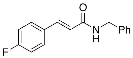 trans N-Benzyl-4-fluorocinnamamide - Chemical structure and product image