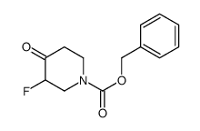 Benzyl 3-fluoro-4-oxopiperidine-1-carboxylate - Chemical structure and product image