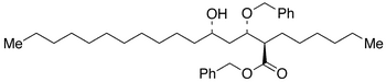 Benzyl (2R,3S,5S)-2-Hexyl-3-benzyloxy-5-hydroxyhexadecanoate - Chemical structure and product image