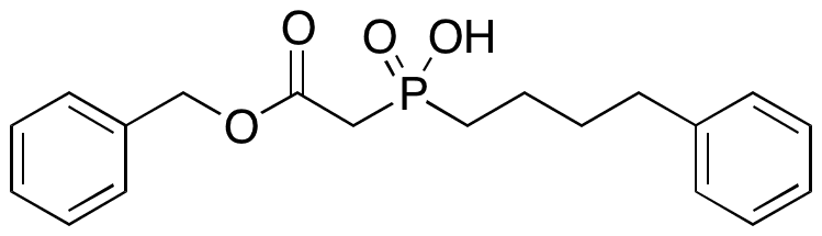 Benzyl Hydroxy(4-phenylbutyl)phosphinoacetate - Chemical structure and product image
