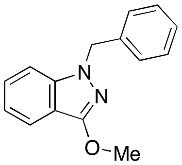 1-Benzyl-3-methoxy-1H-indazole - Chemical structure and product image
