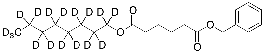 Benzyl Octyl Adipate-d17 - Chemical structure and product image