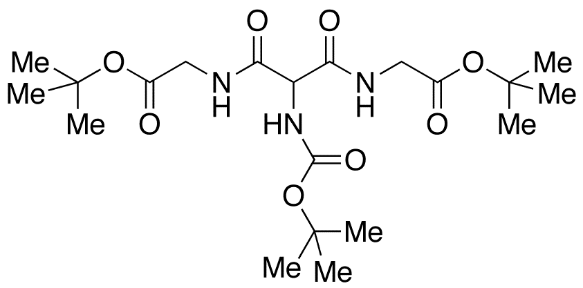 N-Boc-aminomalamido-N,N-Diacetic di-tert-Butyl Ester - Chemical structure and product image