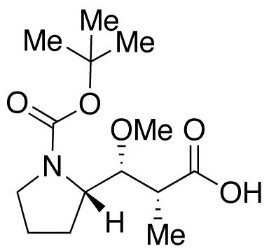 (2R,3R)-BOC-dolaproine - Chemical structure and product image